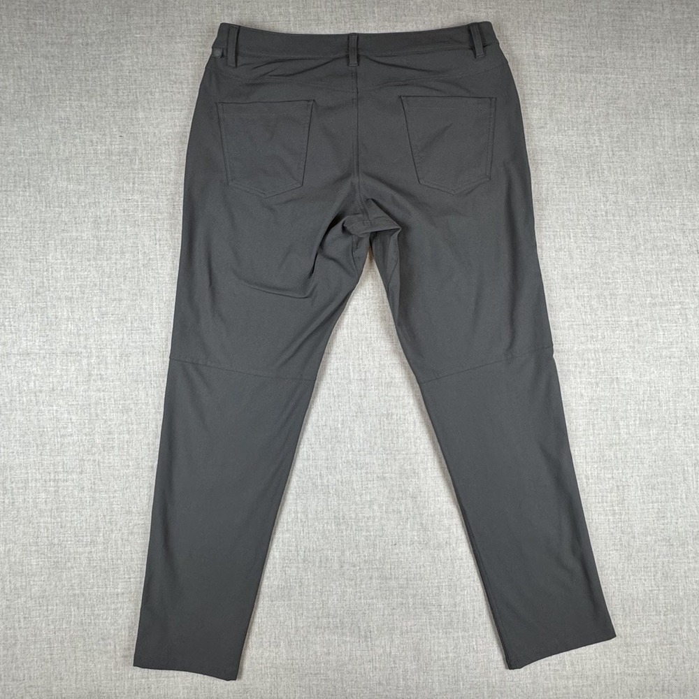 Lululemon ABC Pant Mens 36 x 31 Classic Dark Gray Warpstreme M5ADES - Picture 2 of 9